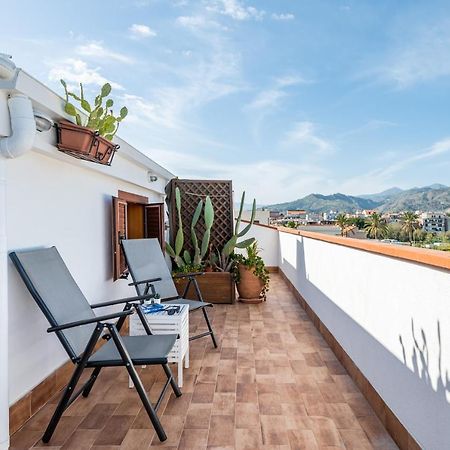 Naxos Charming Penthouse With Swimming Pool X6 Giardini Naxos Exterior foto