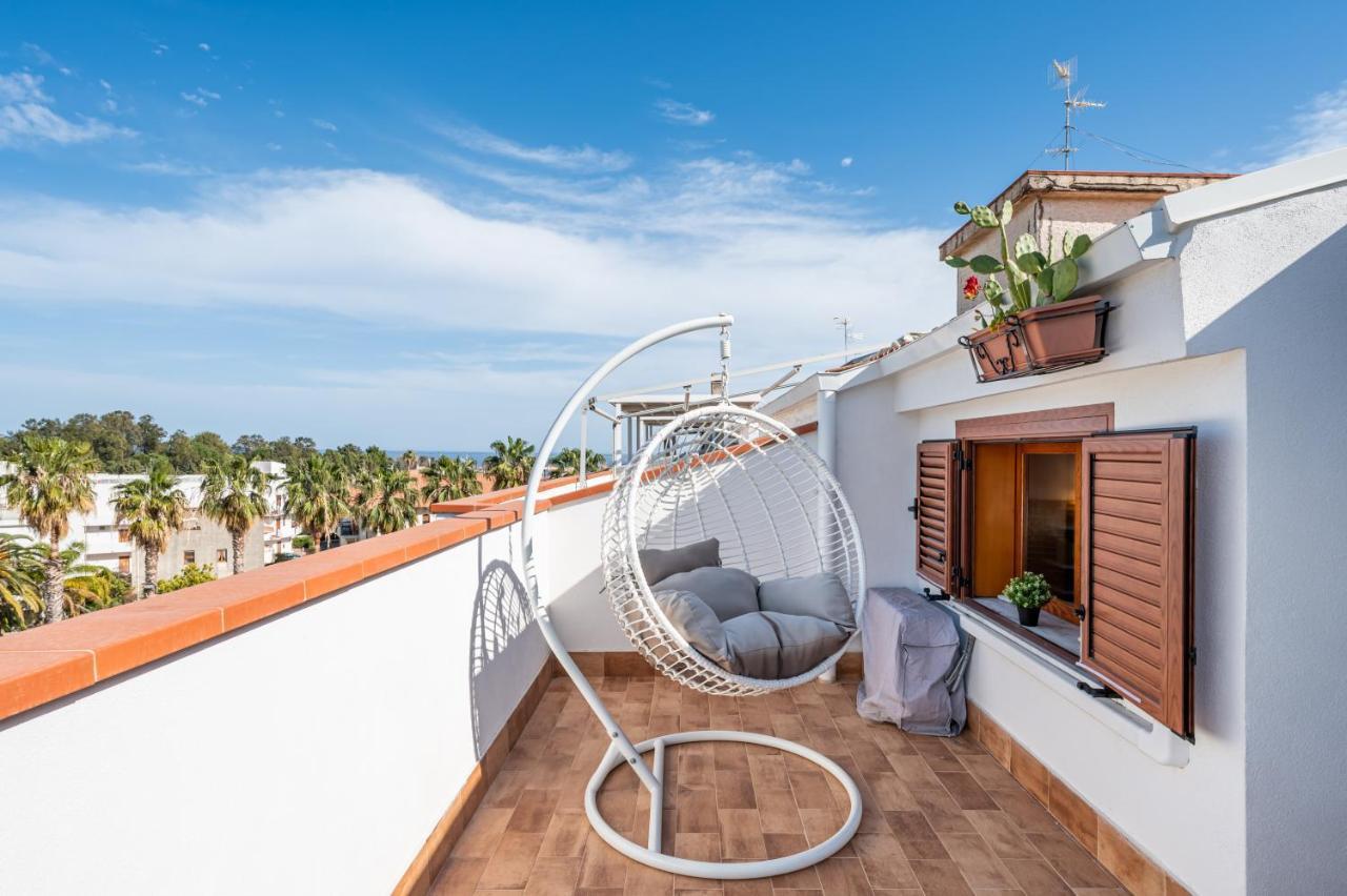 Naxos Charming Penthouse With Swimming Pool X6 Giardini Naxos Exterior foto