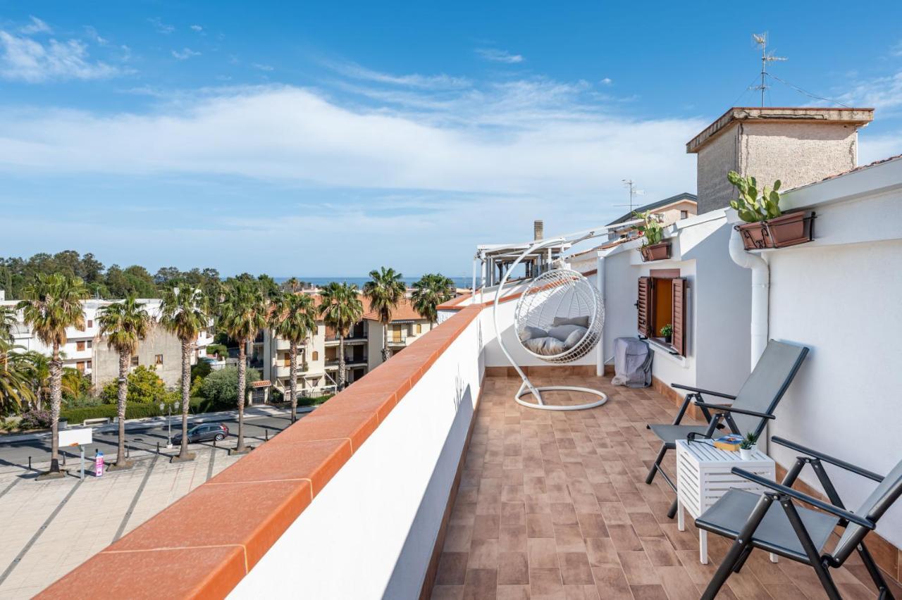 Naxos Charming Penthouse With Swimming Pool X6 Giardini Naxos Exterior foto